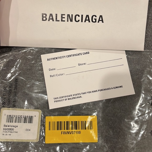 PINK Balenciaga sunglasses authentic - Picture 8 of 8